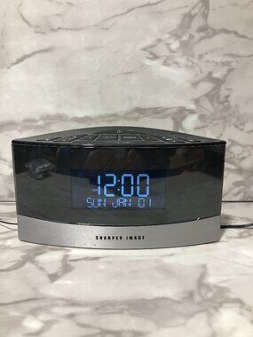 Sharper Image Sound Soother Alarm Clock AM/FM Radio EC-B150